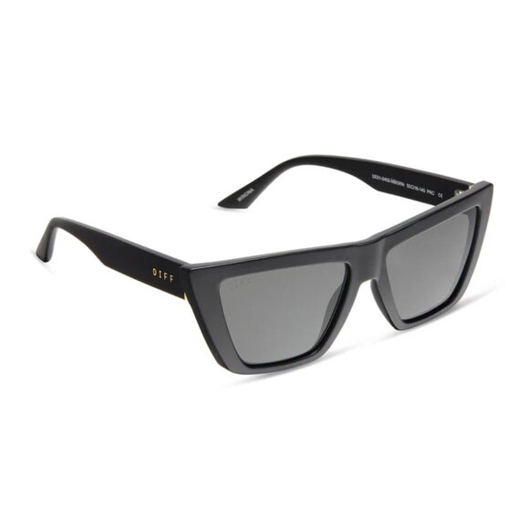 Diff Winona Matte Black Grey Sunglasses main image 4